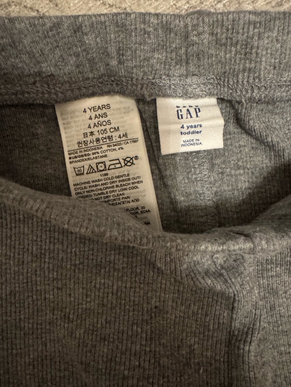 Baby Gap Gray Polka Dot Ruffle Sweatshirt & Leggings Set - Picture 6 of 6